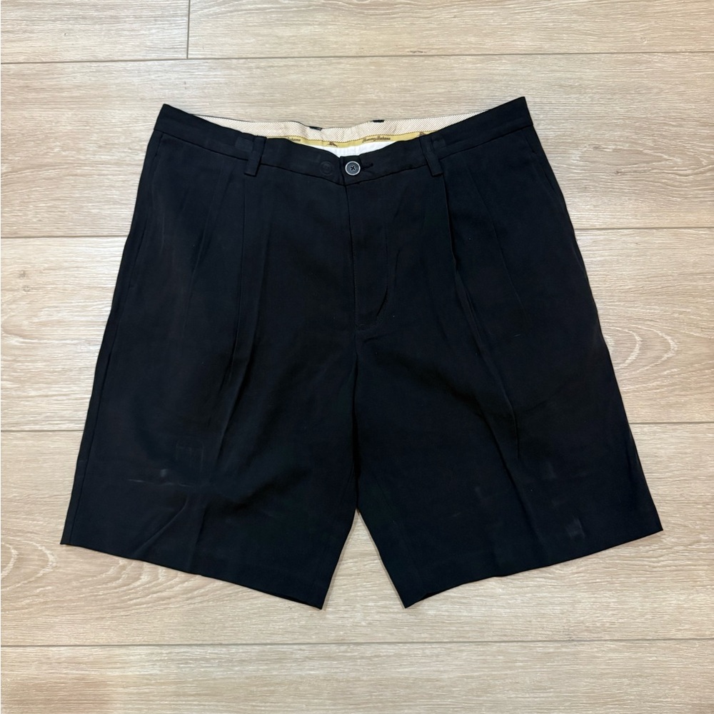 Tommy Bahama Black Flat Front Men's Shorts
